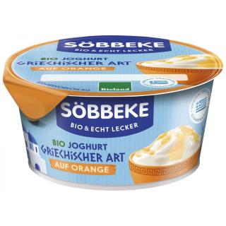 Joghurt griechischer Art auf Orange, 150 g Becher