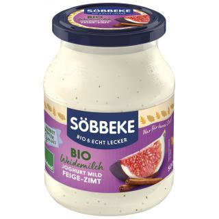 Joghurt Feige Zimt, Söbbeke 500 g Glas