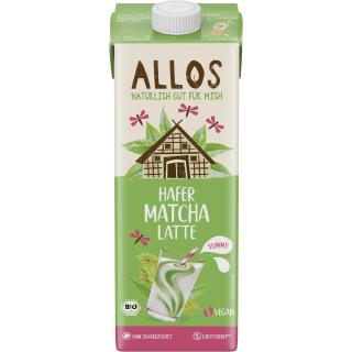 Hafer Matcha Latte Drink, Allos 1 L