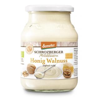 Joghurt Honig-Walnuss, 500 gr Glas, Schrozberg