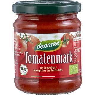 Tomatenmark 22% im Glas, dennree