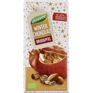 Winterschokolade Bratapfel, 100 g
