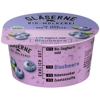 Joghurt Pur Blaubeere, 150 gr Becher