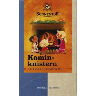 Kaminknistern-Früchtetee, Sonnentor, 18 x 2,5 g Btl