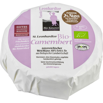 Camembert mit Nuss, mind 48% ca. 180 g