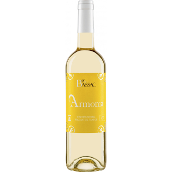 Armonia Blanc, franz. Weißwein, vegan, halbtrocken,0,75 ltr Flasche