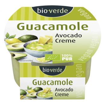 Guacamole vegan, bio-verde  150 g Becher