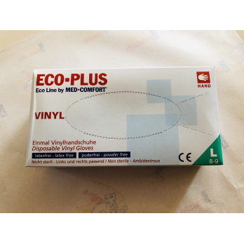 Vinylhandschuhe, Gr. L, 100 Stück Packung