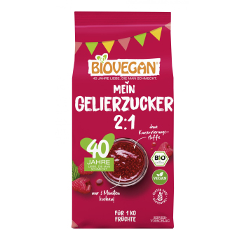Gelierzucker 2:1, Biovegan