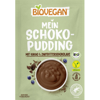 Veganes Schoko Pudding Pulver, Biovegan