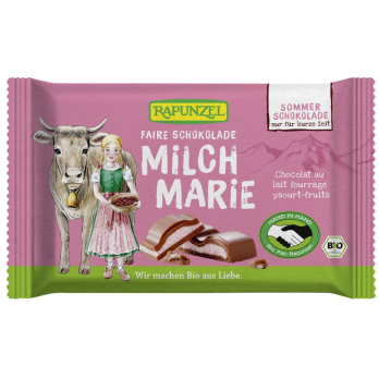 Milch Marie Schokolade Joghurt-Beere, 100g Rapunzel