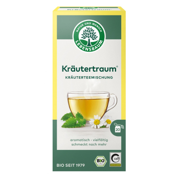 Kräutertraumtee im Teebeutel