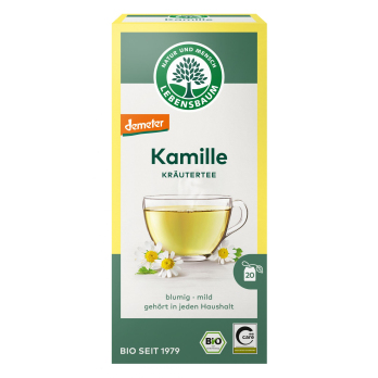 Kamille im Teebeutel, Lebensbaum