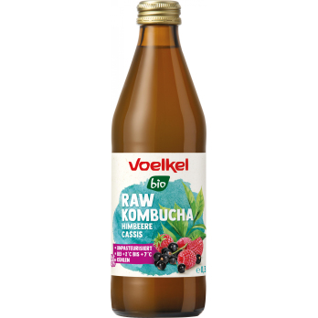 Kombucha Himbeere, Voelkel 0,33 l Pfandflasche