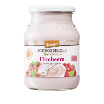 Joghurt Himbeere, Schrozber, 500 g Glas