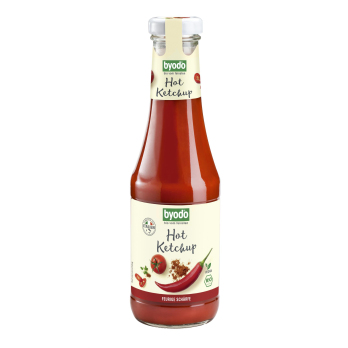 Hot Ketchup, byodo  500 ml Flasche