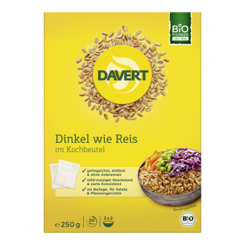Dinkel im Kochbeutel, Davert