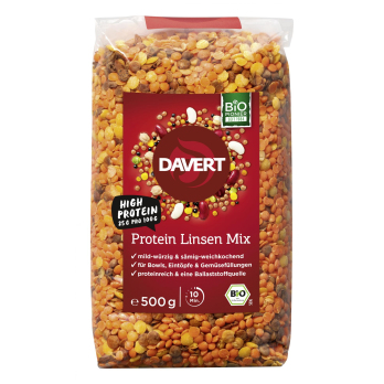 Protein Linsen Mix, 500 g Davert