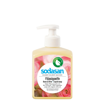 Flüssigseife Rose-Olive, Sodasan 300 ml