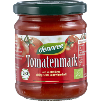 Tomatenmark 22% im Glas, dennree