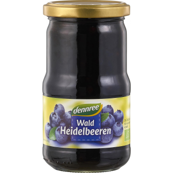 Waldheidelbeeren, 350 g Glas dennree