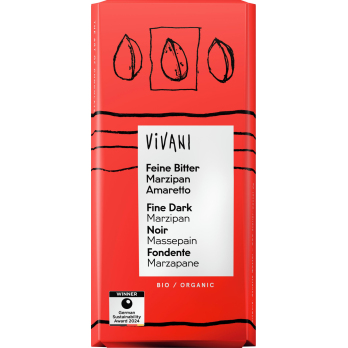 Feine Bitter-Marzipan-Amaretto Schokolade,