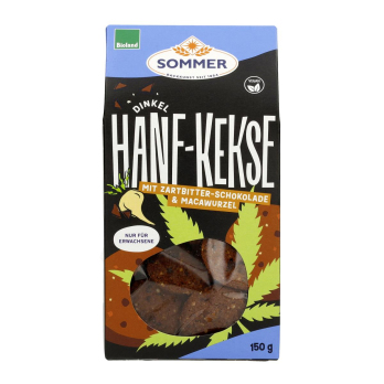 Hanf-Schoko Dinkelkekse, 150 g