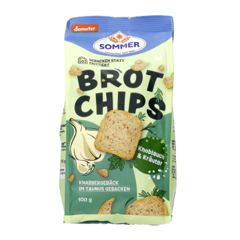 Brot Chips - Knoblauch & Kräuter, 100g