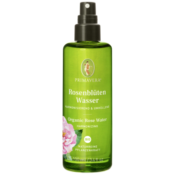 Rosenblüten Wasser Spray, PRIMAVERA, 100 ml Flasche