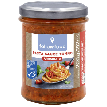 Tonno per pasta Arrabiata, 200 g Glas