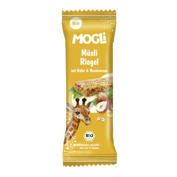 Mogli Müsli Riegel Hafer Haselnüsse, 25 g