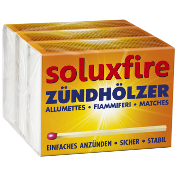 Zündhölzer, 3 x 100 St Packung