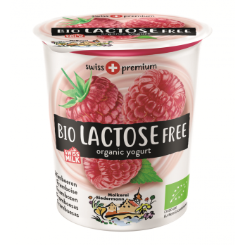 Lactosefreier Joghurt Himbeere