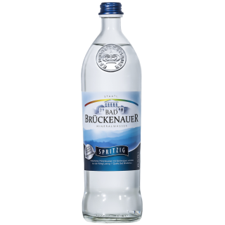 Bad Brückenauer Mineralwasser spritzig, (12 x 0,75 l).