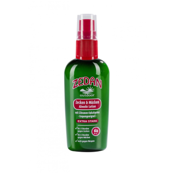 Zecken & Mücken Abwehrlotion, Zedan 100 ml Flasche