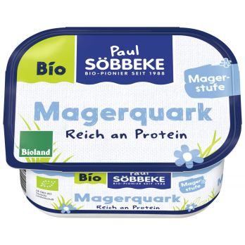 Magerquark, 0% Fett, Söbbeke, 250 g, MHD 30.06.2026
