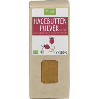 Hagebutten Pulver, 100 gr Dose,Dr. Groß