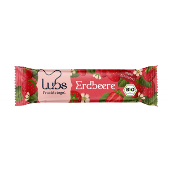Erdbeer Fruchtriegel, Lubs 30 g Stück