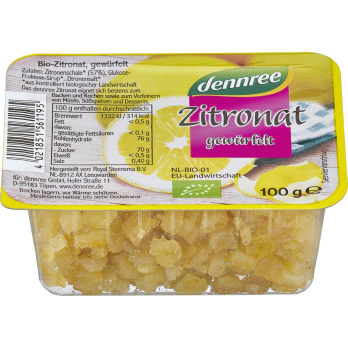 Zitronat, 100 g MHD 01.08.2026
